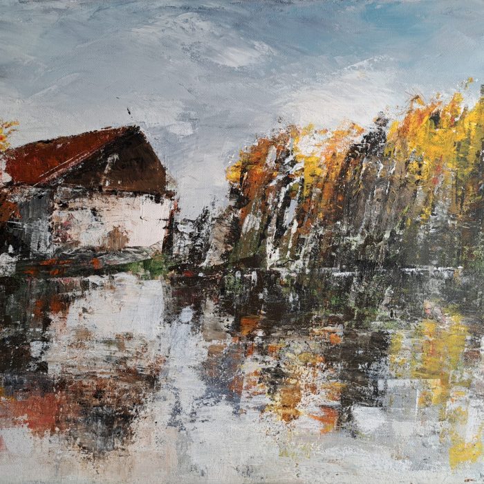 Herbstsee, 40x60cm